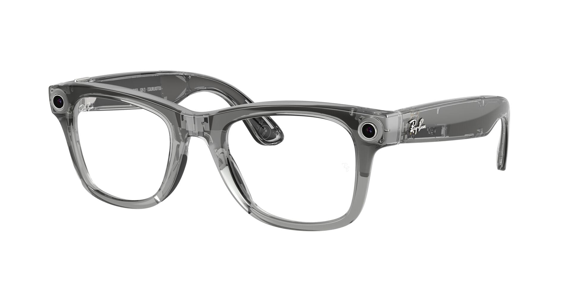 RayBan Meta Gen-2 RW 4012 Shiny Transpatent Grey Transition Sapphire 50