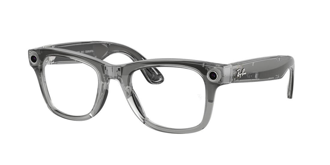RayBan Meta Gen-2 RW 4012 Shiny Transpatent Grey Transition Sapphire 53