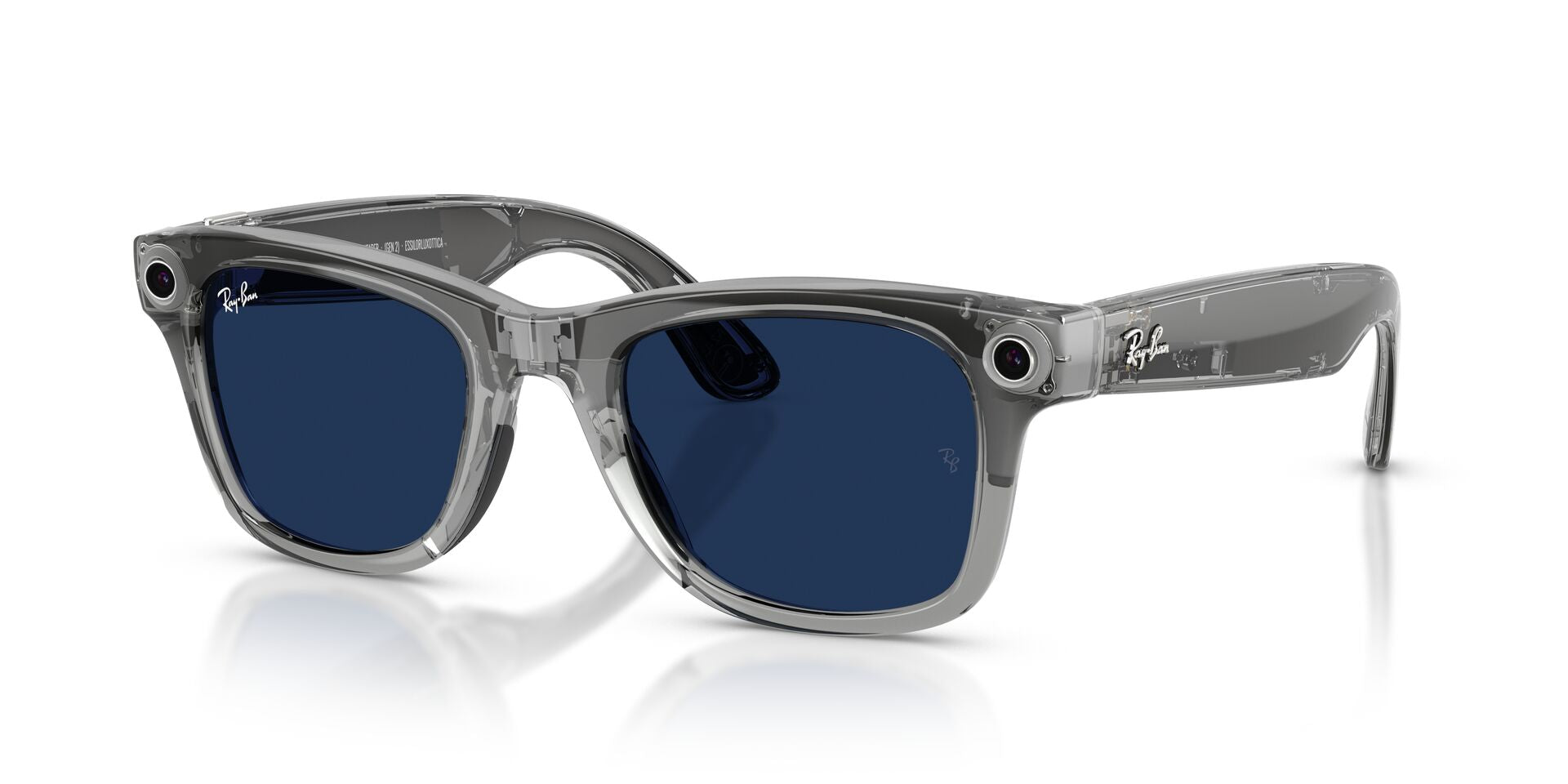 RayBan Meta Gen-2 RW 4012 Shiny Transpatent Grey Transition Sapphire 50