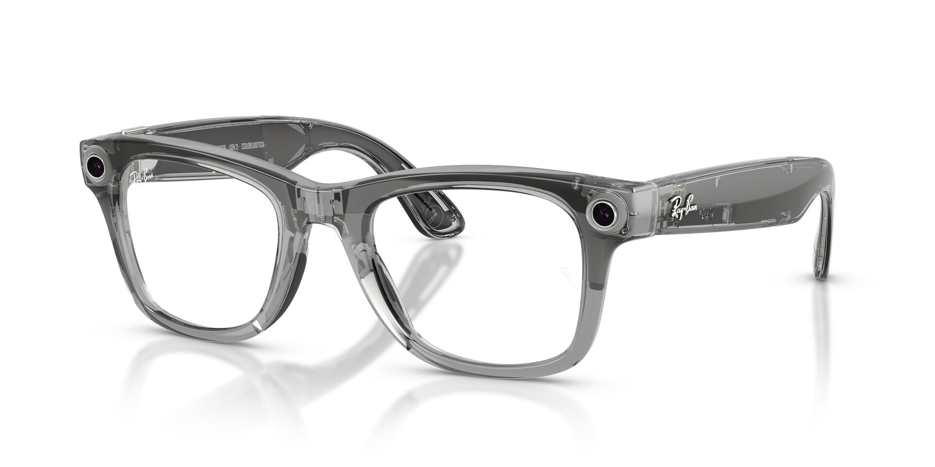 RayBan Meta Gen-2 RW 4012 Shiny Transpatent Grey Transition Sapphire 50