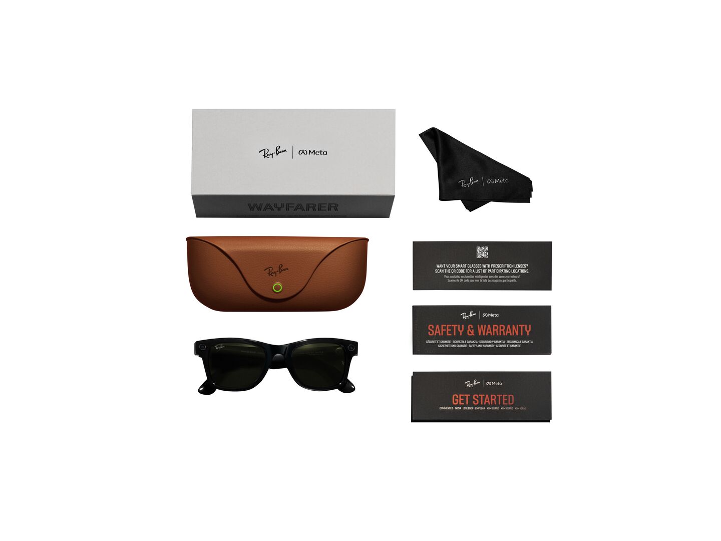 RayBan Meta Gen 1 RW 4006 601 Clear