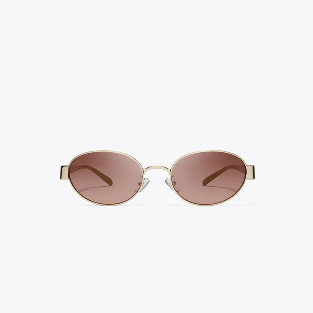 Tory Burch TY6116 - Women Gradient Oval Sunglasses